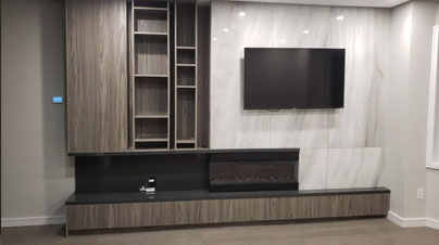 entertainment wall units portfolio Toronto